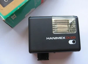 Hanimex CX 333 Vintage Shoe Mount Electronic Flash with Box, for Parts or Repair - Picture 1 of 8