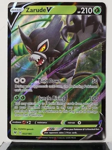 HOLO Zarude V 022/185 casi nuevo - Tarjeta Pokémon de voltaje vívido $2 envío combinado - Imagen 1 de 4