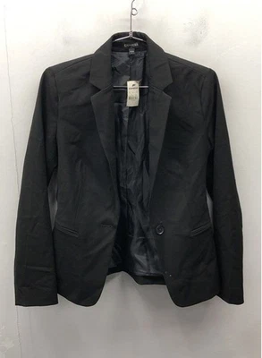 Express женщин черный одиночный кнопка выемки лацкан Blazer куртка размер 0 новый с Ярлыками - Изображение 1 из 4