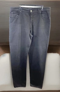 Men’s Versace Jeans Couture Designer Faded Black Straight Leg Jeans Size 42 - Picture 1 of 7