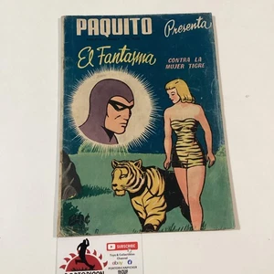 1953 FUMETTI SPAGNOLI PAQUITO #10.003 EL FANTASMA IL FANTASMA PANAMERICANA MESSICO - Foto 1 di 5