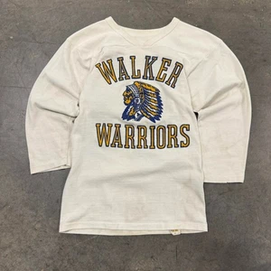 Vintage 70s Russell Athletic Indian Head Cotton Football T Shirt Size XS - Picture 1 of 7