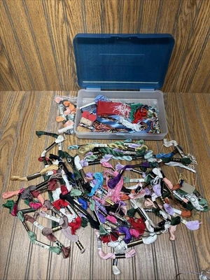 Embroidery Floss Lot - ~100 Skeins - Mostly DMC - Various Colors - Plus Extras! - Image 1 of 4