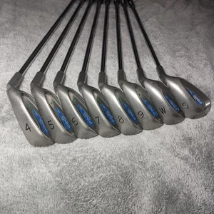 Complete Ping G2 Iron Set 4-9 PW SW Green Dot Original Steel Regular Golf Clubs - Picture 1 of 24