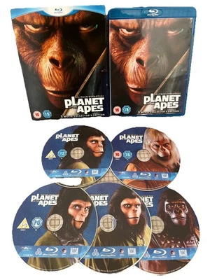 Planet of the Apes - 5 Movie Collector’s Edition (Blu-ray 2008) 1968-73 Original - Image 1 of 4