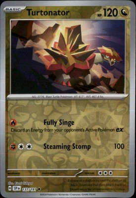 Turtonator Reverse Holo Uncommon SV08: Surging Sparks 137/191 NM - Image 1 of 2