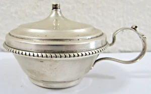 Antique H&D Sterling Silver Mustard Pot - Picture 1 of 9