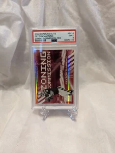 2006 Donruss Playoff Peyton Manning Zoning Commission Red /250 ZC-5 PSA 9 (POP2) - Picture 1 of 2