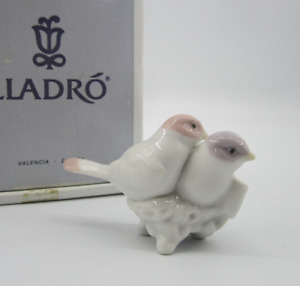 Vintage Lladro 1991 First Christmas Together Love Birds Christmas Ornament 5840