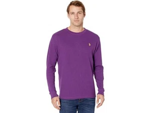 U.S. ASSN Polo Men's Crew Neck Pullover XLarge Long Sleeve Sweater PURPLE WAS 42 - Bild 1 von 3