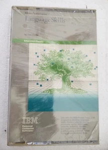 1984 IBM PC Jr XT AT Language Skill Education Family software SEALED - Picture 1 of 8