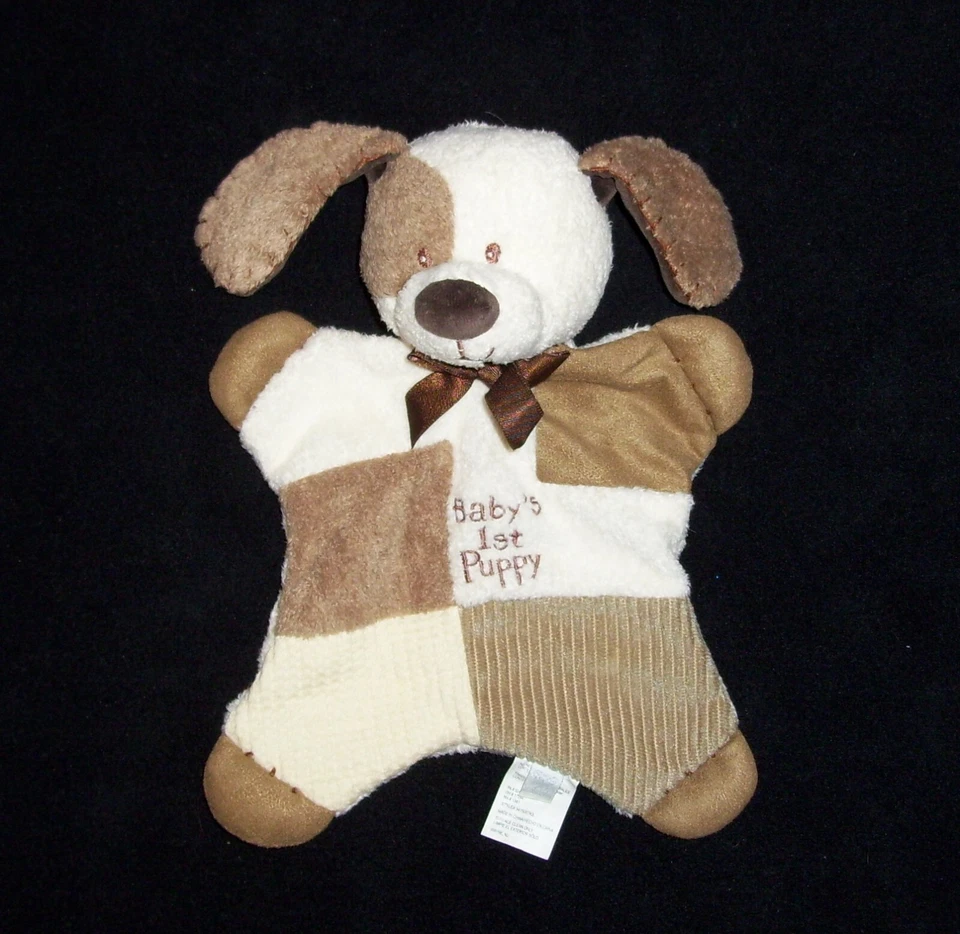 Manta Koala Bebé Primer Cachorro Perro Crema Marrón Seguridad Lovey Foto 1 de 1