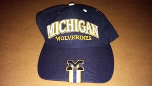 (#374) TWINS ENTERPRISE ADJUSTABLE HAT | MICHIGAN WOLVERINES | ONE SIZE FITS ALL - Picture 1 of 5