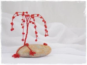 Mini Draht Baum Skulptur Trauerweide Baum Metall Baum Skulptur Bonsai Draht - Bild 1 von 10
