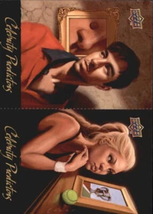 Upper Deck Celebrity Predictors 2010 #CP11/CP12 Anna Kournikova/Enrique Iglesias - Imagen 1 de 2
