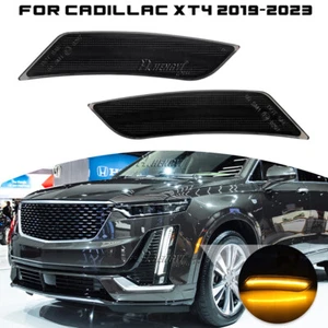 Smoked Lens LED Indicator Guard Repeater Light For Cadillac XT4 19-23 XT6 20-23 - Picture 1 of 7