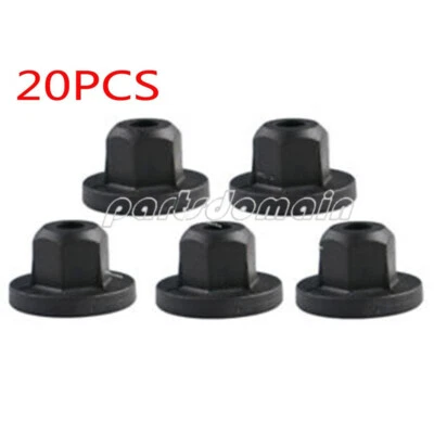 Tuerca de revestimiento de guardabarros de rueda de panel 20 piezas para VW AUDI 2008-2015 TT Quattro 171201969# Foto 1 de 4