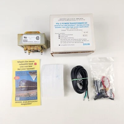 PT6-2 Power Transformer Kit for Digitrax DB100A DCS100 Vintage Model Train Track - Image 1 of 4