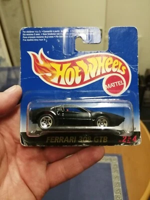 Hot Wheels European Short Card Black Ferrari 308 GTB - Image 1 of 4