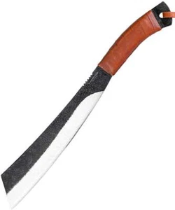Condor Impossible Machete Survival Bushcraft Leather Wrapped Wood Handle 276.5mm - Picture 1 of 2