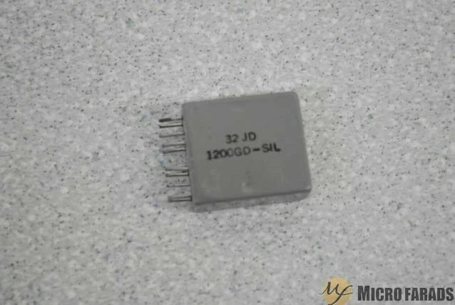 SIGMA INSTRUMENTS RELAY 32JD-1200GD-SIL 1200 OHM 5945-00-823-2695 CRYSTAL CAN  - Image 1 of 1
