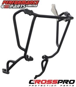 Honda CRF1100 Africa Twin 2025 25 CrossPro Gloss Black Aluminium Crash Bar Kit - Picture 1 of 5