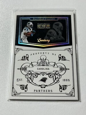DeAngelo Williams 2010 Playoff National Treasures Ser#d 09 /25 CENTURY SILVER - Image 1 of 2