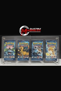 Pokemon Acrílico Almacenamiento y Vitrina - 4x Booster Pack - Imagen 1 de 8