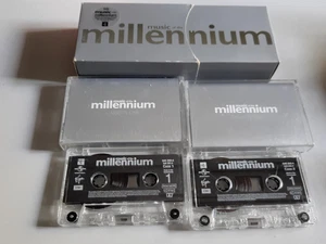 VARIOUS ARTISTS - MUSIC OF THE MILLENNIUM -  DOUBLE CASSETTE TAPE ALBUM 1999 - Picture 1 of 1