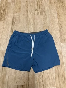Vuori Trail Shorts Herren XL blau V341 Performance 6" Stretch gefüttert einfarbig - Bild 1 von 8