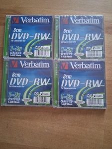 Zum Verkauf Verbatim 8cm DVD+RW 1,4 GB 30 Minuten für Camcorder - Bild 1 von 3
