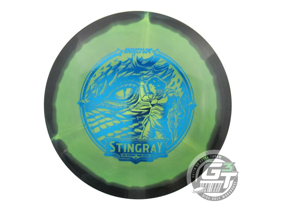 NEW Innova [MERTSCH] Halo Star Stingray 180g Black-Lime Midrange Golf Disc - Image 1 of 1