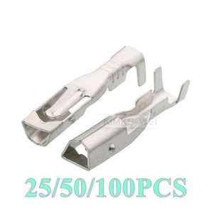 Automotriz 2.3mm Cableado Eléctrico Crimpado Hembra Enchufe Pin Terminales Contacto Nuevo - Imagen 1 de 2