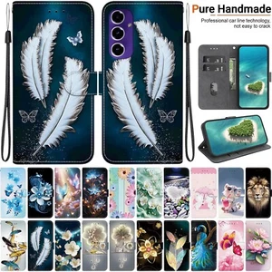 Custodia telefono antiurto per Samsung Galaxy A16 A15 A14 13 modello 5G cover in pelle - Foto 1 di 181