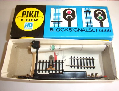 Piko H0-5/6866-Blocksignal-Set -neuw-OVP-signal set: interrupter-+ contact track - Bild 1 von 3