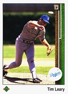 1989 - Upper Deck ---  Tim Leary -- Card # 94 --- Los Angeles Dodgers - Picture 1 of 2