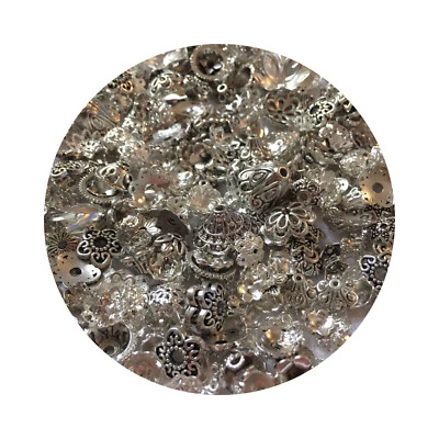 250x Perlenkappen 4-18mm Chaosmischung Chaostüte Kappen Perlen Perlkappen Set - Bild 1 von 2