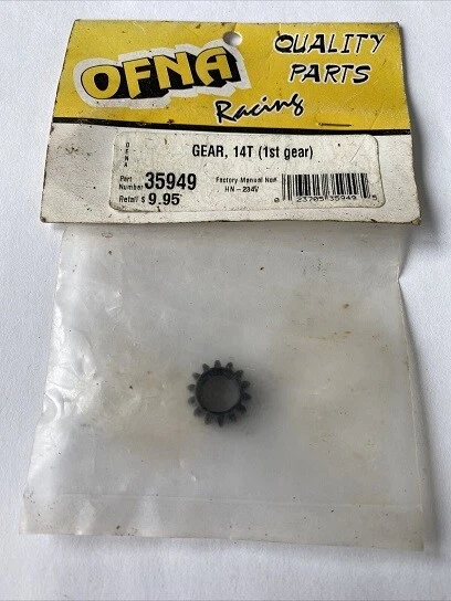 OFNA # 35949   Gear, 14T  (1st gear)     MIB  - Image 1 of 1