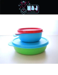 Tupperware Petit Line Feeding Bowl / Plate, 240 ml + 430 ml NEW (Aussie Seller) - Bild 1 von 8