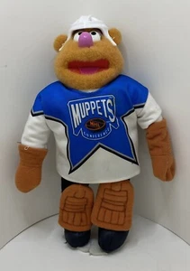 McDonalds Muppets Fozzie 1995 NHL Ice Hockey Goalie Jim Henson Plush Toy - Picture 1 of 3