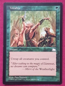 Magic The Gathering WEATHERLIGHT VITALIZE green card MTG - Picture 1 of 2