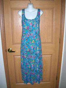 N-NATORI - "REN" PATTERN - ASIAN FIGURES ON A TEAL BACKGROUND - SIZE XL - NWT!! - Picture 1 of 3