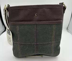 Joules Crossbody Purse Uxhall Tweed Wool Rabbit Great Britian UK READ - Picture 1 of 11