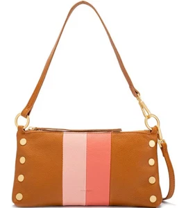 NWT $295 Hammitt Kyle Artist Tape Leather Crossbody Shoulder Bag brown pink - Picture 1 of 5