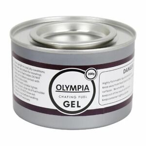 Olympia Gel Chafing Fuel 3 Hour Tins x 12 200g Pack Quantity - 12