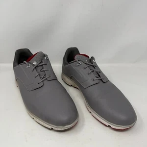 Callaway La Jolla Gray Waterproof Leather Golf Shoes Cleats Men's 12 CG202GRD - Picture 1 of 9