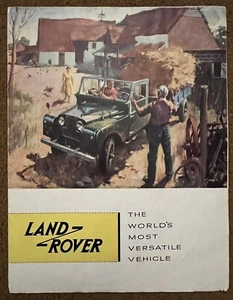Land Rover series 1 2 Dealer Brochure original T Cuneo Part Art Manual Engine - Picture 1 of 10
