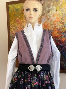 Teen To M-XL New NORWEGIAN Folk Costume Dress FESTDRAKT BUNAD Adjustable NORWAY - Picture 1 of 14