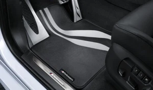 Juego de tapetes delanteros originales BMW M Performance para coche X5 X6 serie 51472353382 - Imagen 1 de 3