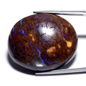 ๐ Huge 52.33ct Oval Natural Winton Matrix Boulder Opal - Queensland Gem - Picture 1 of 4